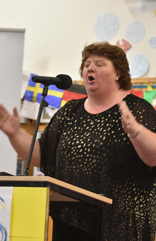 frances kennedy listowel district, telling a story at the 2018 conference