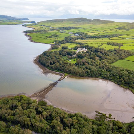 An Ariel view of the broken Bridge